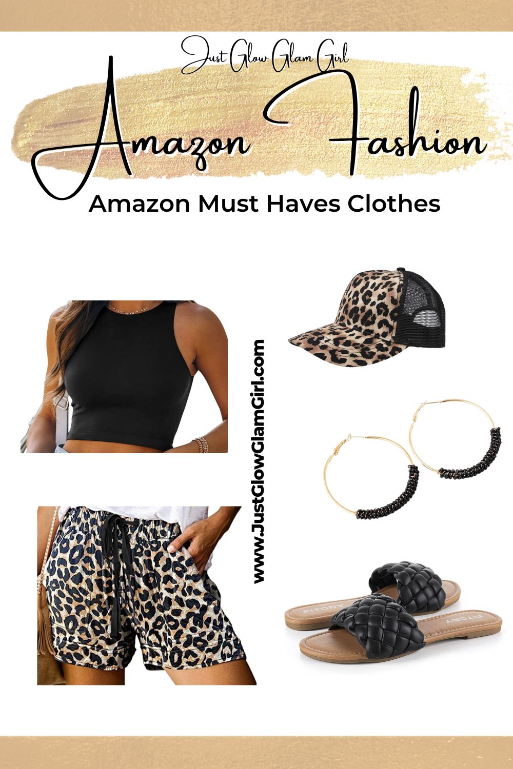 Leopard Print Shorts