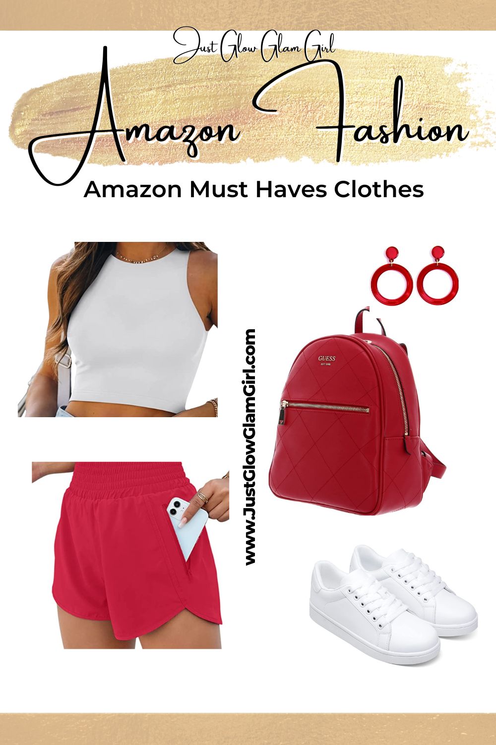 Red Shorts Amazon