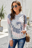 Multicolor Tie Dye Pattern Hoodie