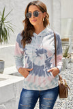 Multicolor Tie Dye Pattern Hoodie