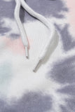 Multicolor Tie Dye Pattern Hoodie