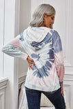 Multicolor Tie Dye Pattern Hoodie