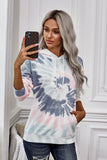 Multicolor Tie Dye Pattern Hoodie
