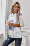 Multicolor Tie Dye Pattern Hoodie