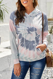 Multicolor Tie Dye Pattern Hoodie