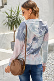 Multicolor Tie Dye Pattern Hoodie